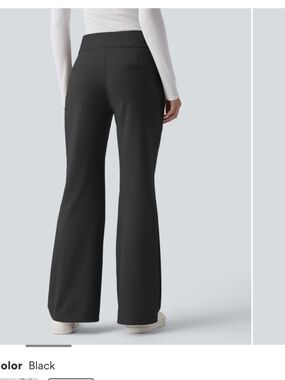Halara Extra Tall Viral Black Work Pants Stretchy Soft Comfy Pants MSRP $56